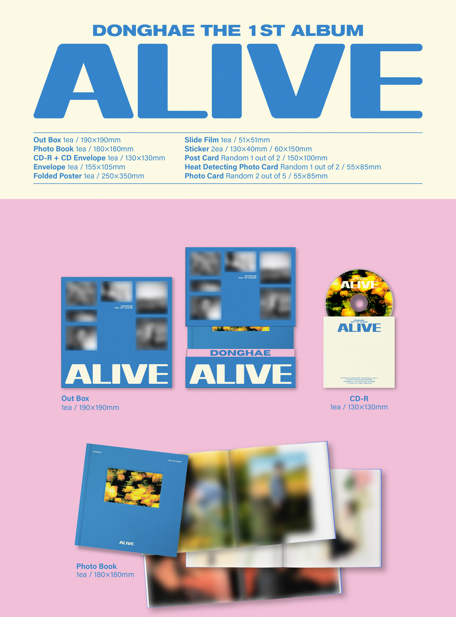 DONGHAE THE 1ST ALBUM [ALIVE] 韓国正規輸入盤、予約販売決定！※STORE